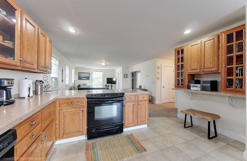 Portsmouth House | Awesome Waterfront Getaway-oversized deck overlooking the water-2 bedrooms/1bath