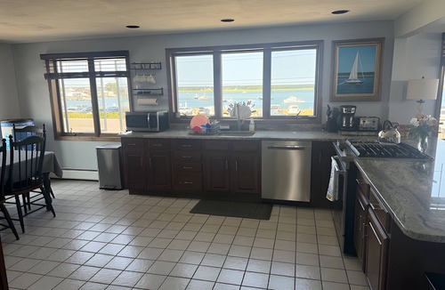 Seabrook Apartment | Bay-Harbor View w/Stunning Sunsets 1 block from beach - Sleeps 6: 2BR & 1.5 Bath