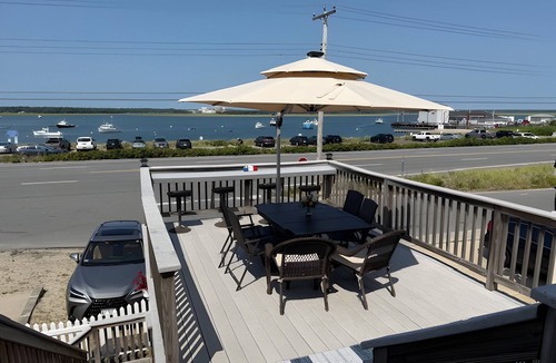 Seabrook Apartment | Bay-Harbor View w/Stunning Sunsets 1 block from beach - Sleeps 6: 2BR & 1.5 Bath
