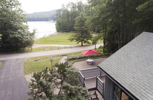 Alton Bay Ski Chalet | Beach View at Chestnut Cove, Lake Winnipesaukee.