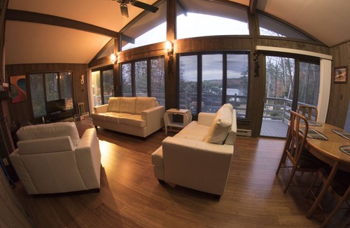 Alton Bay Ski Chalet | Beach View at Chestnut Cove, Lake Winnipesaukee.