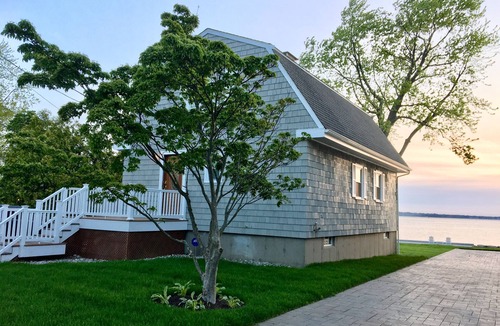Bristol House | Beachfront home. 3+bedrooms & 2 baths. Steps from Colt State Park/Bristol Beach