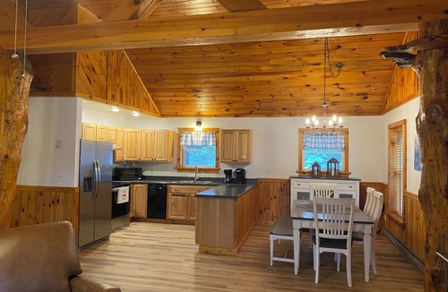 Harpersfield House | Bear Lodge! All the comforts of home with a cabin getaway feel. Sleeps 7