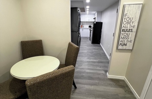Halton Regional Municipality Apartment | Beautiful Newly Built 2-Bed, 1-Bath Basement Apartment – Sleeps 6 – Milton