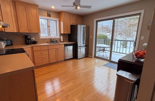 Southwest Harbor Condo | Beautiful water views near Acadia NP with shared pool, sauna, and exercise room!