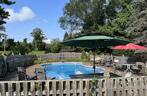 North Egremont Apartment | Berkshire apartment on Green River; in ground pool; walking trail - pet friendly