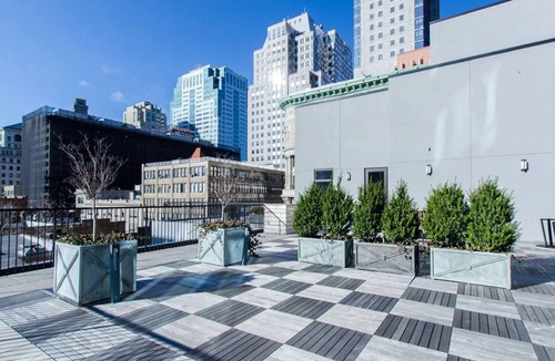 Downtown Brooklyn Apartment | Blueground | Downtown Brooklyn, gym, roof, AC