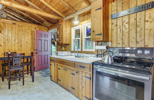 Greentown Cottage | Boat, Hike & Fish: Rustic Greenwood Retreat