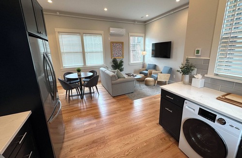 Off Broadway Apartment | Brand New Construction! 2 Bed/1Bath w/Private Deck off Broadway downtown Newport