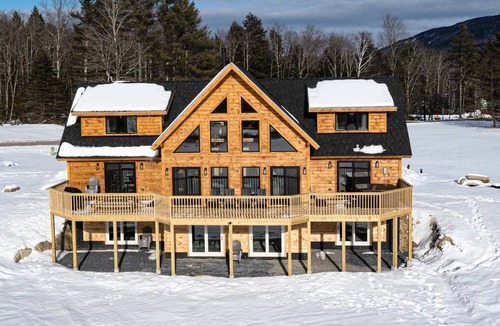 South Londonderry House | Brand New Log Home with Stunning Stratton Views!!!
