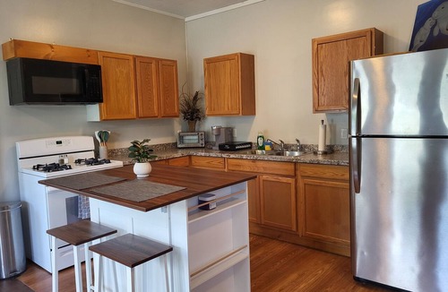 Brattleboro House | Bright, cozy, dog-friendly suburban home, centrally located, off-street parking