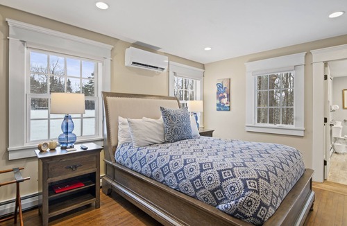 West Dover Cabin | Brook Bound Inn - Queen Bedroom - First Floor - Room 101n