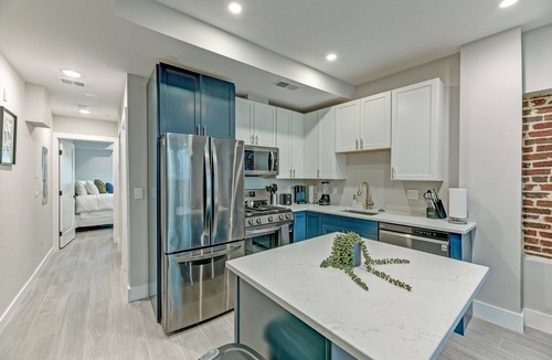 Truxton Circle Condo | Capitol Canvas: Artisan Condo in Prime Location, Pets Welcome, Gated Patio