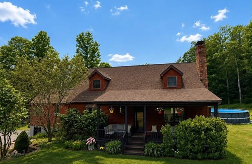 Windham House | Catskills - Windham Villa | 6BR, 4 BA, XL Pool, Hot Tub & Cinema, Gardens