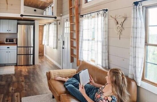 New Gloucester Apartment | Cedar Brook Cabin - a modern tiny house in Maine