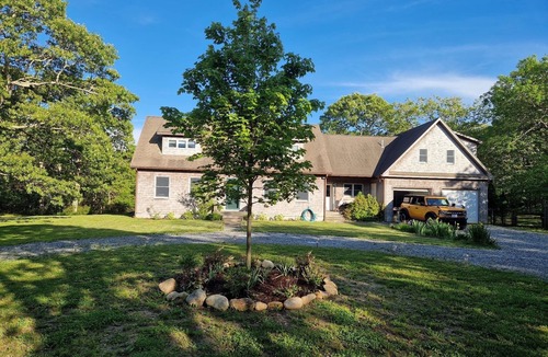 Edgartown House | Chappaquiddick retreat-outdoor shower, hot-tub, decks, central AC-close to beach