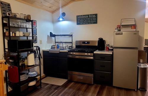Northfield Cottage | Charming cottage w/modern amenities on peaceful Bog Lake, Northfield Maine