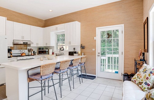 Springs House | Charming East Hampton Escape with Heated Pool & Spacious Yard