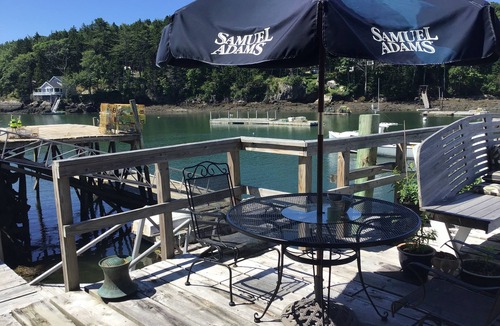East Boothbay Cottage | Charming garden cottage located on Little River East Boothbay directly on wharf