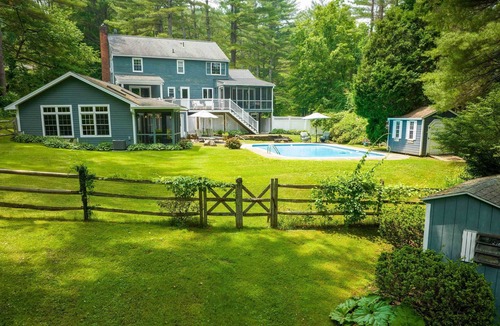 Lenox House | Charming Lenox Home: View of October Mountain