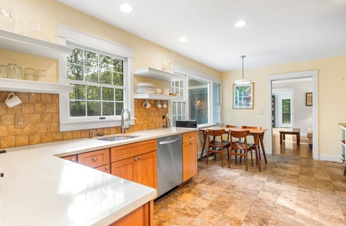 Silver Beach House | Charming Shelter Island Retreat with Private Pool, Expansive Yard, Near.