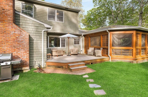 Silver Beach House | Charming Shelter Island Retreat with Private Pool, Expansive Yard, Near.