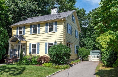 Auburndale House | Charming, sunny 4-bedroom home with wooded yard in family-friendly Newton