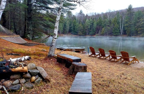Wevertown Cabin | Charming Tiny House Rental with a Wood-Burning Fireplace near Gore Mountain, New York