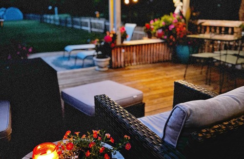 Geneseo House | Charming Village Home with an Enchanting Backyard Oasis