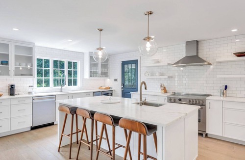 Water Mill House | Chic, Newly Renovated Waterfront Cottage on Mecox Bay with Private Dock &.