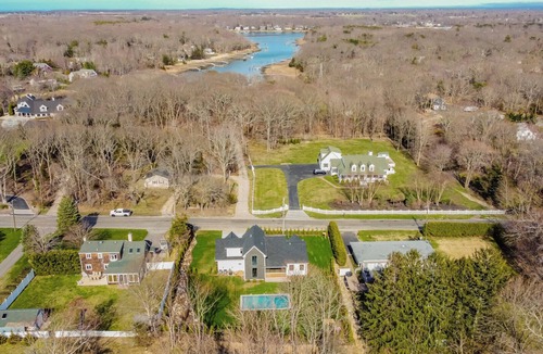 Mattituck House | Chic North Fork Haven with Pool & Firepit - Minutes from Beaches, Wineries.