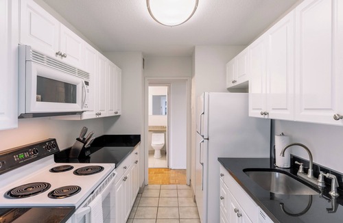 West End Apartment | Chic One-Bedroom Apartment with Balcony in Boston'