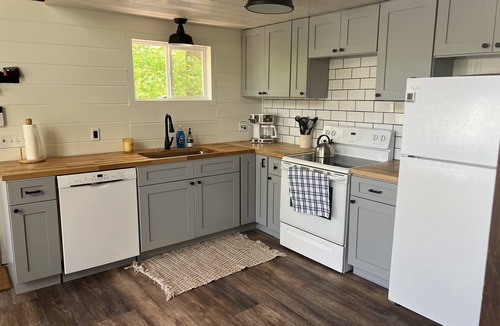 Acton Cabin | Classic Lakefront Family Retreat, Dock, Hot Tub, Kayaks & Fire Pit