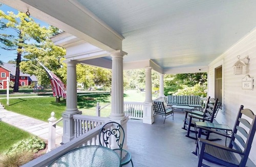 Manchester House | Classic village home with large porch, washer/dryer, cable, grill & partial AC