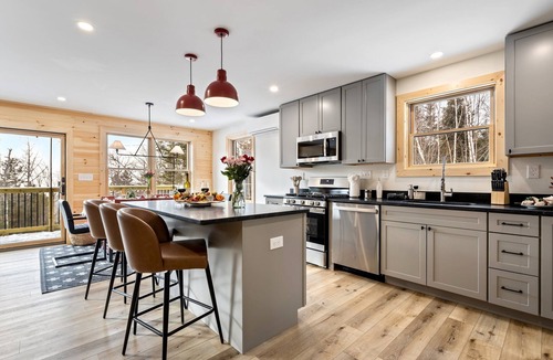 Bethel House | Close to Skiing! HotTub! Game Rm! Sleeps 12!