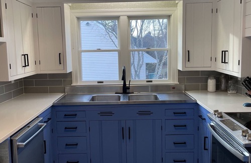 Greenport West House | Coastal Getaway, water views, walk to beach