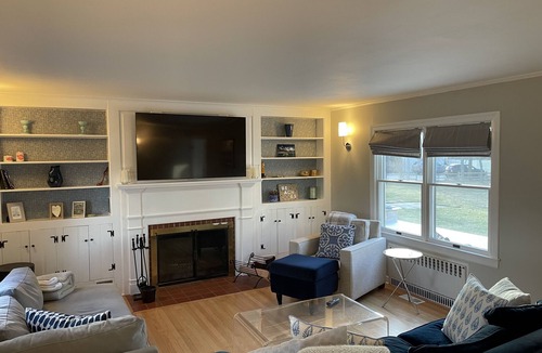 Greenport West House | Coastal Getaway, water views, walk to beach
