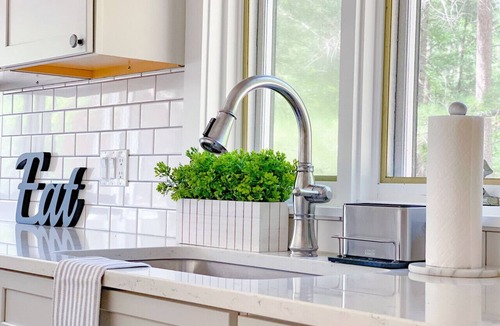 North Conway Villa | Colorful Oasis: Modern, Water View, Family-Friendly