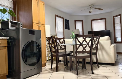 Watertown Apartment | Comfortable 2BR for Families In Quiet Neighborhood of Watertown, in unit Laundry