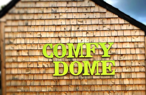 Jefferson RV Rental | ComfyDome Pond-Side Glamping