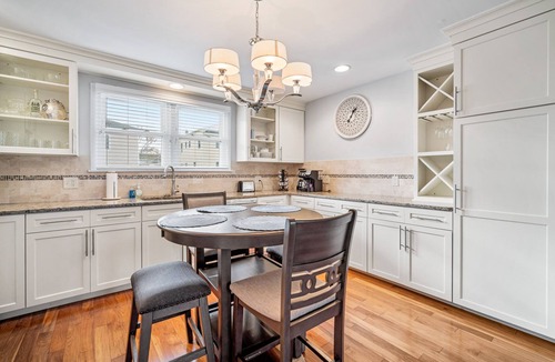 Brigantine House | Condo across from beautiful beach with Pool! Two Floors!