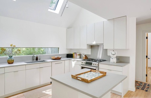 Springs House | Contemporary and serene estate with heated saltwater pool, expansive.