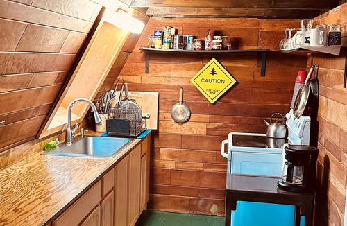 Belmont Ski Chalet | Cozy A Frame home on private 103 private acres