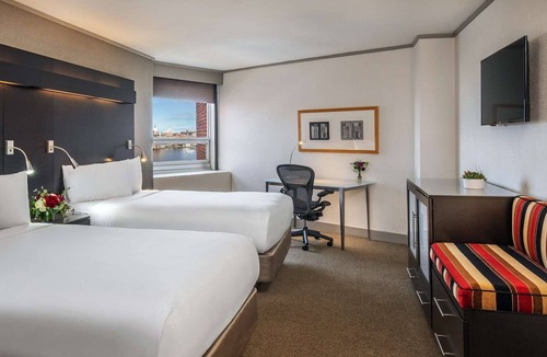 East Cambridge Hotel | Cozy central Cambridge Stay w/Pool Under Glass Atrium & City Views