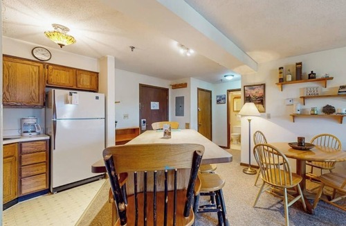Killington Condo | Cozy condo, electric fireplace, walk-to-lifts, balcony, views, wif