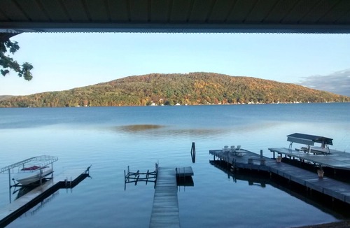 Hammondsport Cottage | Cozy lakeside cottage with Grand Views, beautiful beach, and sunsets! See video!