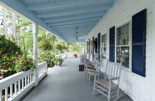 Standish Condo | Cozy Lakeside Studio w/Private Swimming Area