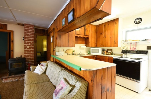 Bridgton Cabin | Cozy Moose Pond Camp. Lakefront, Fishing, Mountain views