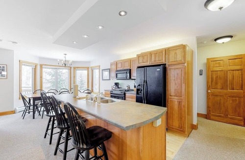 North Troy Condo | Cozy ski-in/ski-out home next to Grammy Jay trail with fireplace, mountain views