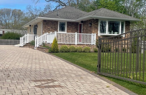 Greenport West House | Cozy stylish home walking distance from private beach.